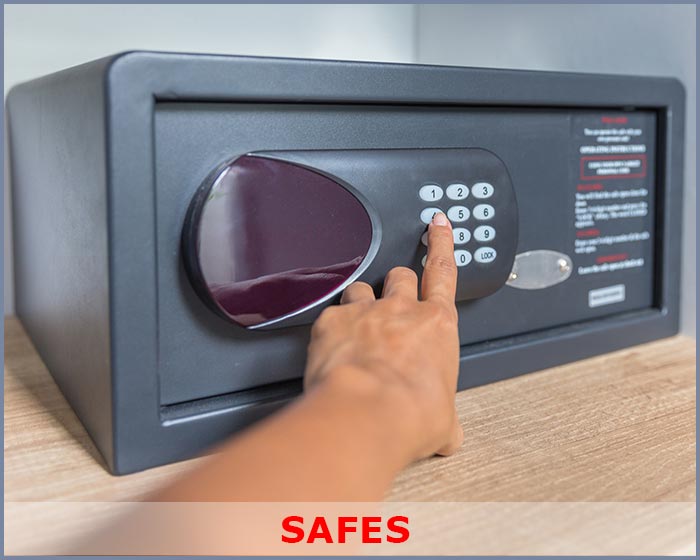 Fire & Burglary Safes, Media safes, Hotel Safes