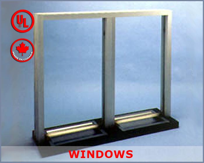 Bullet Proof Windows, Fixed Jamb Windows, Clamp Type Transaction Windows